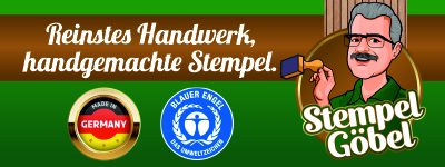 Stempel Göbel -  Bürostempel - Holzstempel-Logo